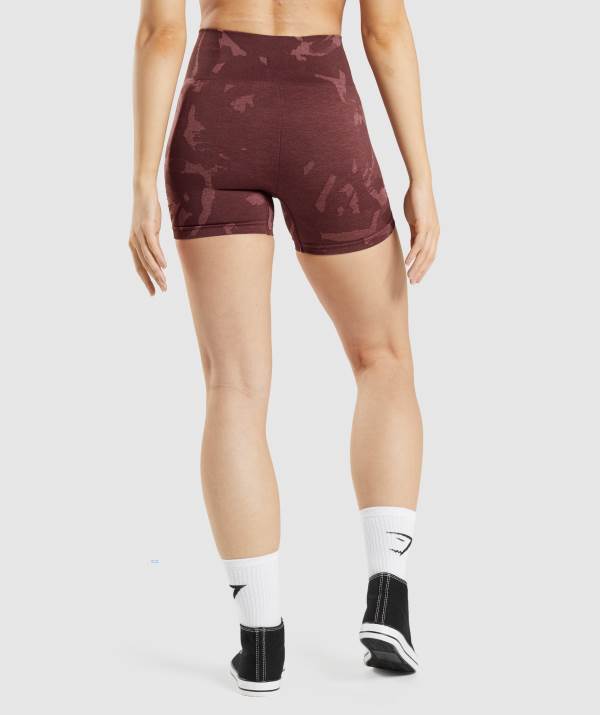 Damske Šortky Gymshark Adapt Camo Seamless Ruzove Hnede | ES5476813